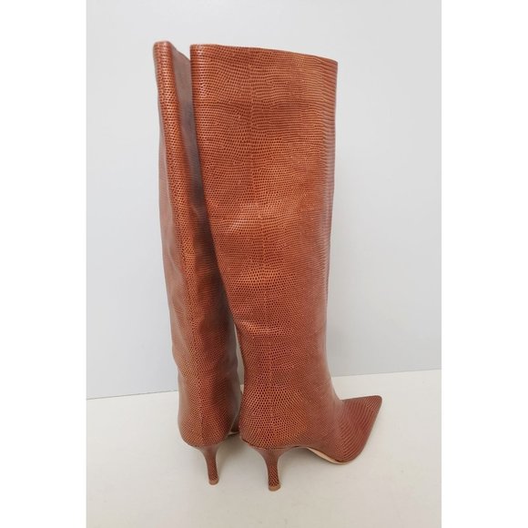 Loeffler Randall Whitney Tall Boots in Toffee Womens Size 5 - Picture 3 of 4